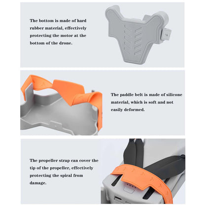 ABS Motor Base Armor and Flexible Silicone Paddle Strap Construction Specifications