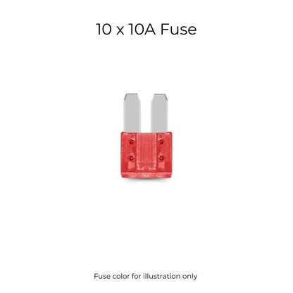 Micro2 & Blade Fuse Assortment Kit for Automotive Electricals (10 Pcs)