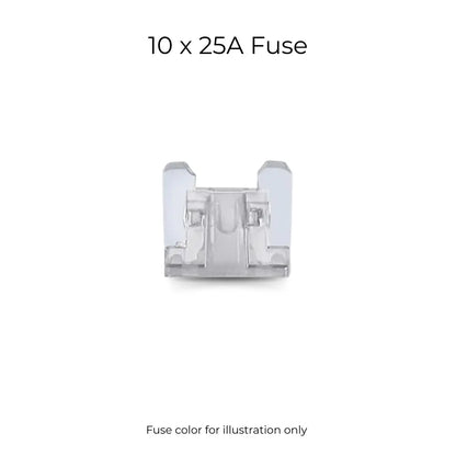 Low-Profile Micro Blade Fuse Kit for Modern Cars & SUVs (APS LP, 10-Pack)