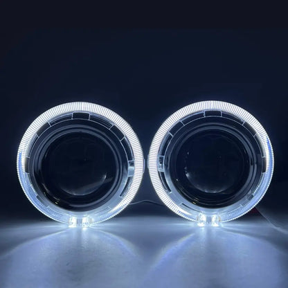 2.5-Inch Projector Shroud with Angel Eye DRL (Pair)