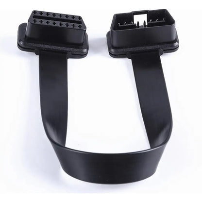 30cm Low-Profile 90-Degree Angled OBD-II Extension Cable