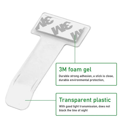 Transparent Car Windshield Parking Ticket Holder Acrylic Note and Card Organizer