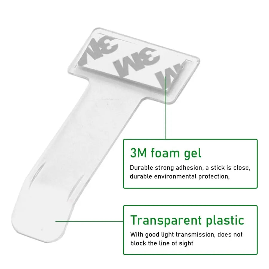 Transparent Car Windshield Parking Ticket Holder Acrylic Note and Card Organizer
