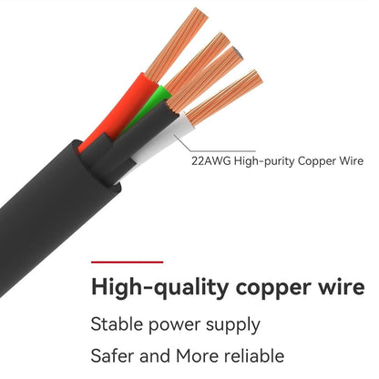 4-Pin AMS Extension Cable (100cm) for Bambu Lab A1, A1 Mini, P1 & X1 Printers