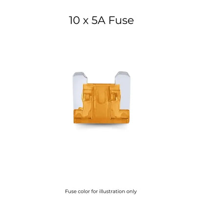 Low-Profile Micro Blade Fuse Kit for Modern Cars & SUVs (APS LP, 10-Pack)