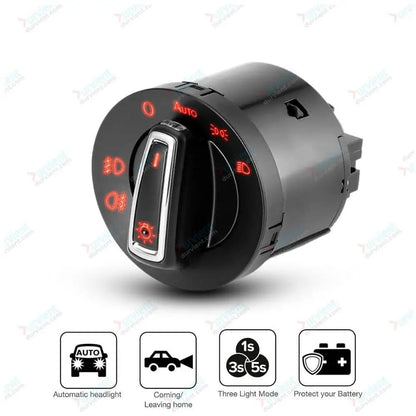 Automatic Headlight Switch with Light Sensor for VW & Skoda (5ND941431A)