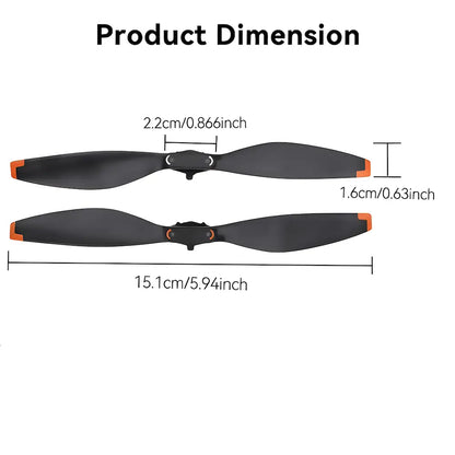 DJI Mini 5 Pro Propeller Blades - 4 Pcs 6028F Quick-Release Low-Noise Replacemen