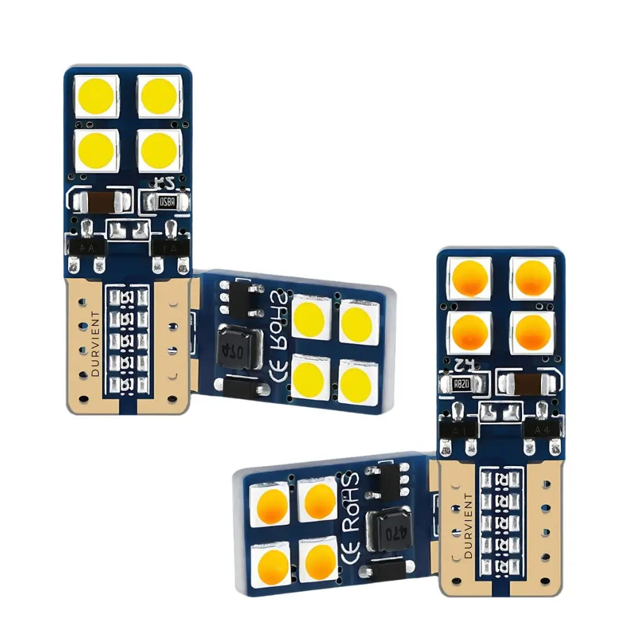 Double-Sided T10 W5W Canbus LED Indicator Bulbs (Pair)