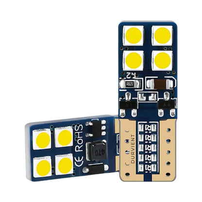 Double-Sided T10 W5W Canbus LED Indicator Bulbs (Pair)