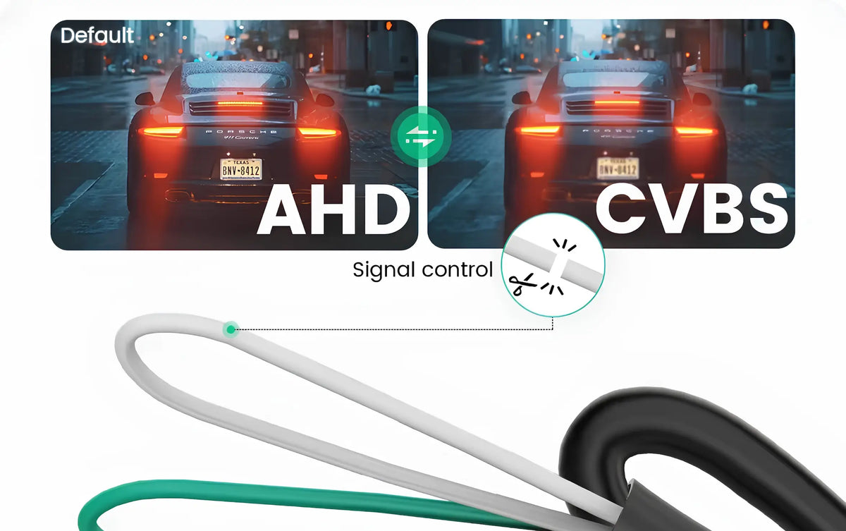 HD Reverse Backup Camera for Volkswagen, Skoda & Audi