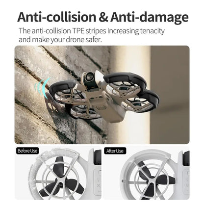 Crash Guard Cage for DJI Neo Propeller Guard - Anti-Collision Ring, TPE Bumper