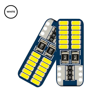 Compact T10 Canbus LED Bulbs (Pair)