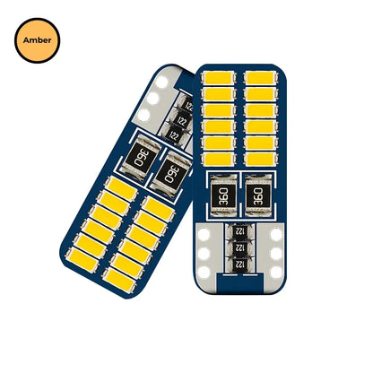 Compact T10 Canbus LED Bulbs (Pair)