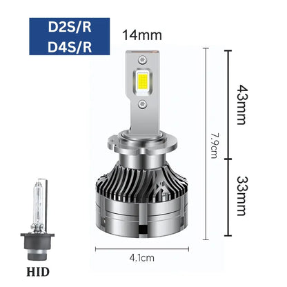 D-Series LED Headlight Conversion Kit (D1S, D2S, D3S, D4S, D5S, D8S)