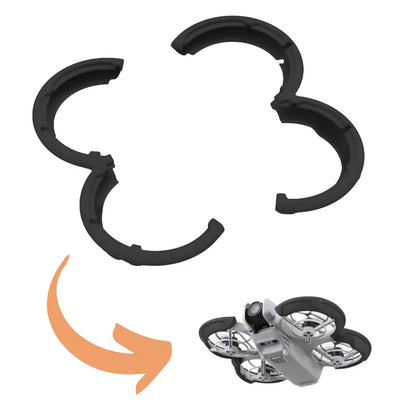 Crash Guard Cage for DJI Neo Propeller Guard - Anti-Collision Ring, TPE Bumper