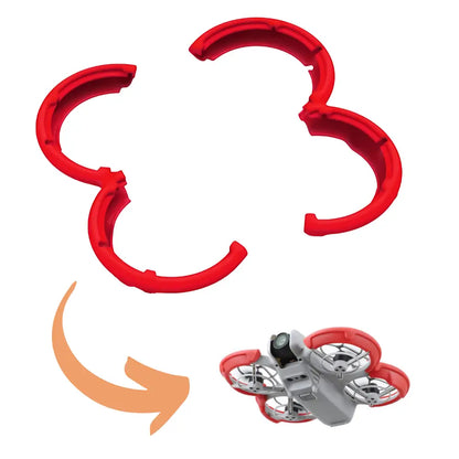 Crash Guard Cage for DJI Neo Propeller Guard - Anti-Collision Ring, TPE Bumper