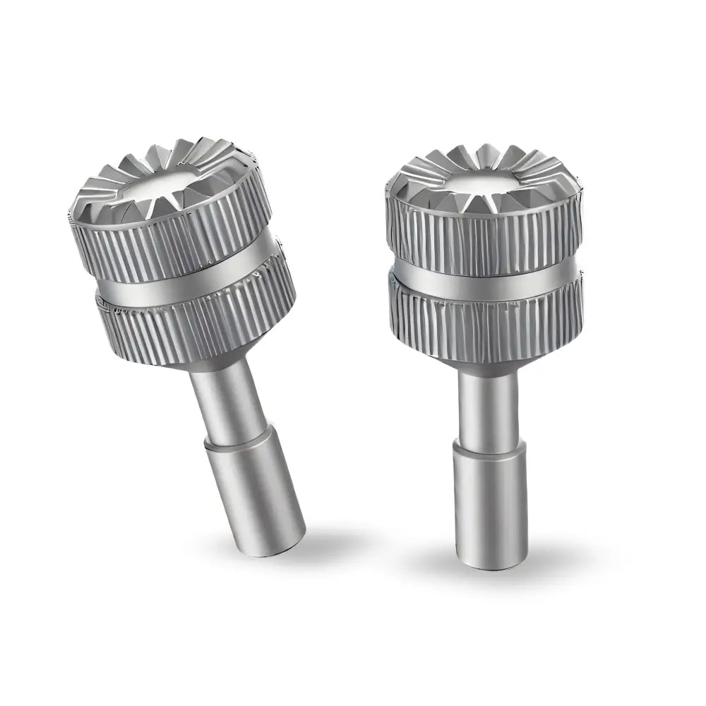 CNC Aluminum DJI RC 2 Thumbstick Joysticks in Anodized Titanium Grey Finish (Pair)