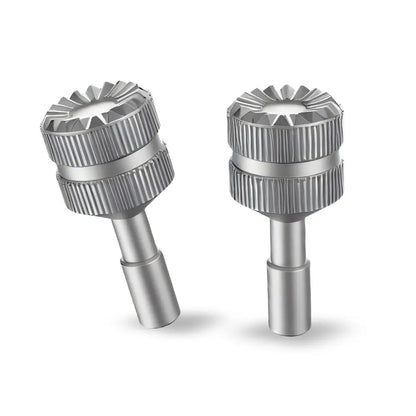 CNC Aluminum DJI RC 2 Thumbstick Joysticks in Anodized Titanium Grey Finish (Pair)