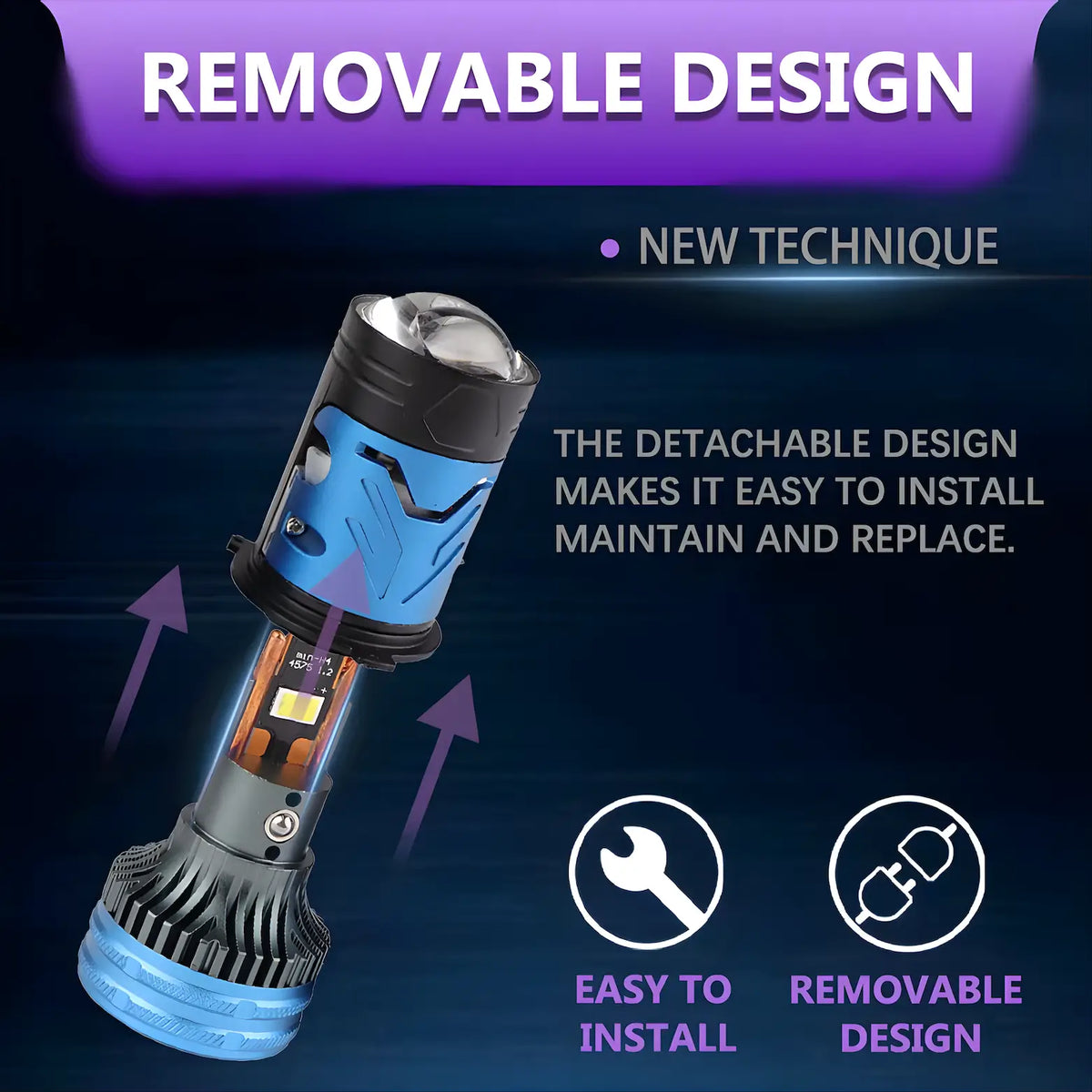 Detachable design allows easy installation