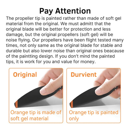 Low-Noise Propeller Blades for DJI Mini 2, Mini SE & Mini 4K (8 Blades)