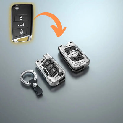 Zinc Alloy Key Fob Cover for Audi, Volkswagen & Skoda