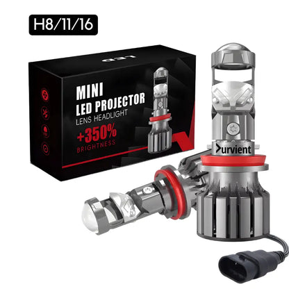 H8 Mini LED Projector Fog Lamp Bulb (55W 6000K)