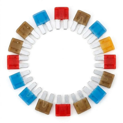 Micro2 & Blade Fuse Assortment Kit for Automotive Electricals (10 Pcs)