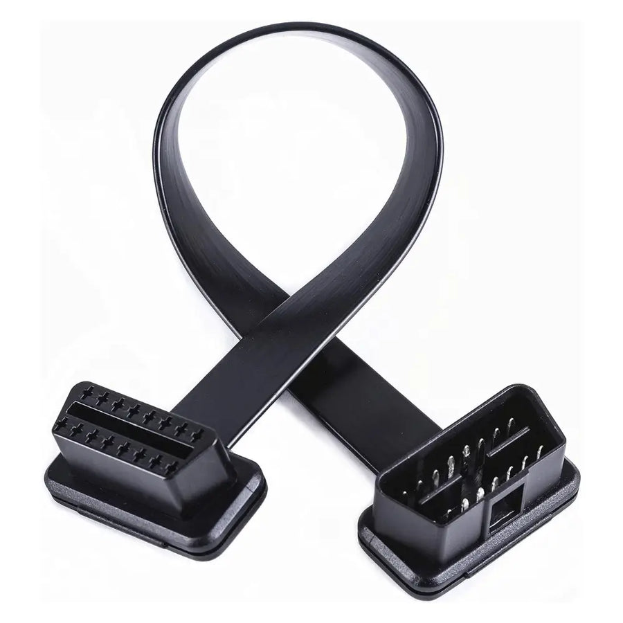 30cm Low-Profile 90-Degree Angled OBD-II Extension Cable