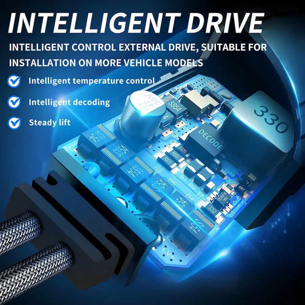 R23 warm white yellow 4300k canbus error free intelligent driver