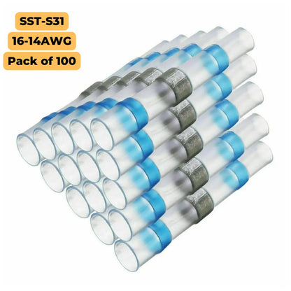 Waterproof Heat Shrink Solder Sleeve Butt Connectors (IP67 Sealed)