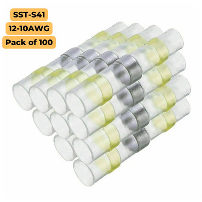 Waterproof Heat Shrink Solder Sleeve Butt Connectors (IP67 Sealed)