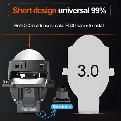 Short design making it compatible with wider range of cars