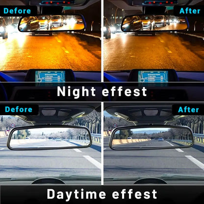 Anti-Glare IRVM Rear View Mirror Reverse Camera Kit