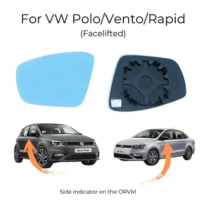 Anti-Glare Rear View Mirror ORVM Wide-Angle Heated Mirror Lens