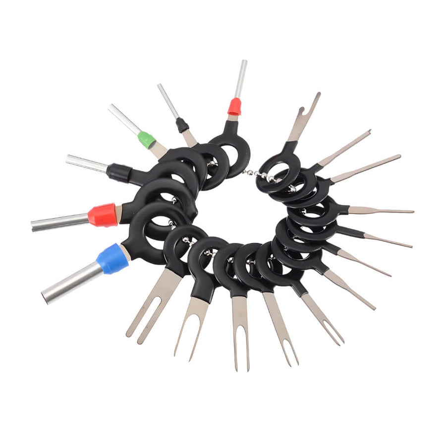 18-Pieces Automotive Connector Terminal Removal Tool Kit Pin Extractor