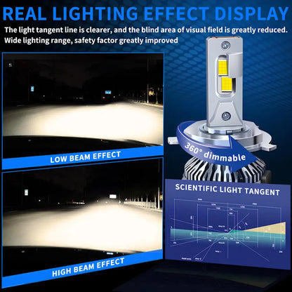 best all weather warm white yellow light led for cars headlight 4300k 4200k 5000k