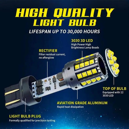Exploded Architectural View of Canbus Error-Free LED Bulb Components