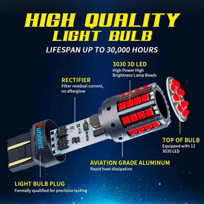 T20 7443 W21/5W Dual-Circuit LED Bulbs (Pair)