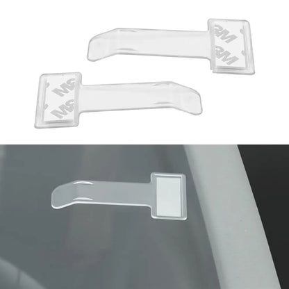 Transparent Car Windshield Parking Ticket Holder Acrylic Note and Card Organizer
