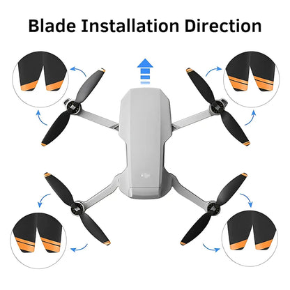 Low-Noise Propeller Blades for DJI Mini 2, Mini SE & Mini 4K (8 Blades)