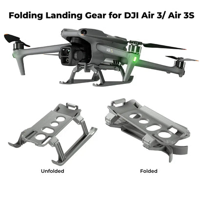Foldable Landing Gear Leg Extensions for DJI Air 3S & Air 3
