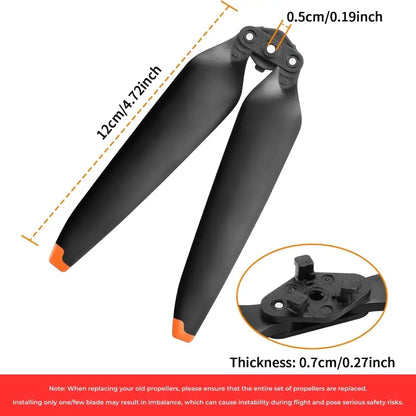 Low-Noise 9453F Polycarbonate Propellers For DJI Mavic 3 Blades (Set of 4)