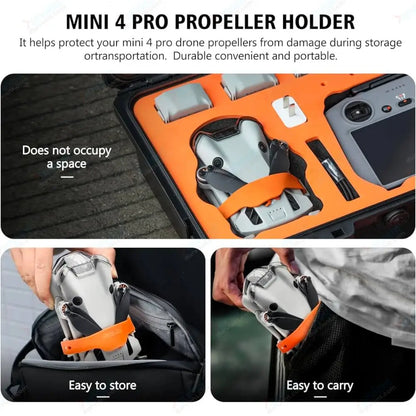 Silicone Propeller Holder Strap for DJI Mini 4 Pro