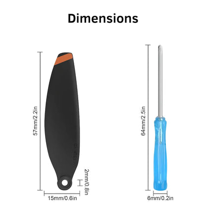 Low-Noise Propeller Blades for DJI Mini 2, Mini SE & Mini 4K (8 Blades)