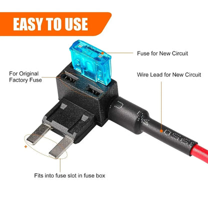 Mini Fuse Tap Adapter (ATM / APM) for European & Indian Vehicles