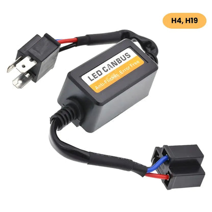 Intelligent LED Headlight Canbus Decoders & Anti-Flicker Harness (Pair)