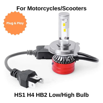 Motorcycle & Scooter LED Headlight Bulb (6000K Cool White)