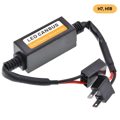 Intelligent LED Headlight Canbus Decoders & Anti-Flicker Harness (Pair)