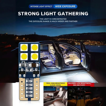 Double-Sided T10 W5W Canbus LED Indicator Bulbs (Pair)