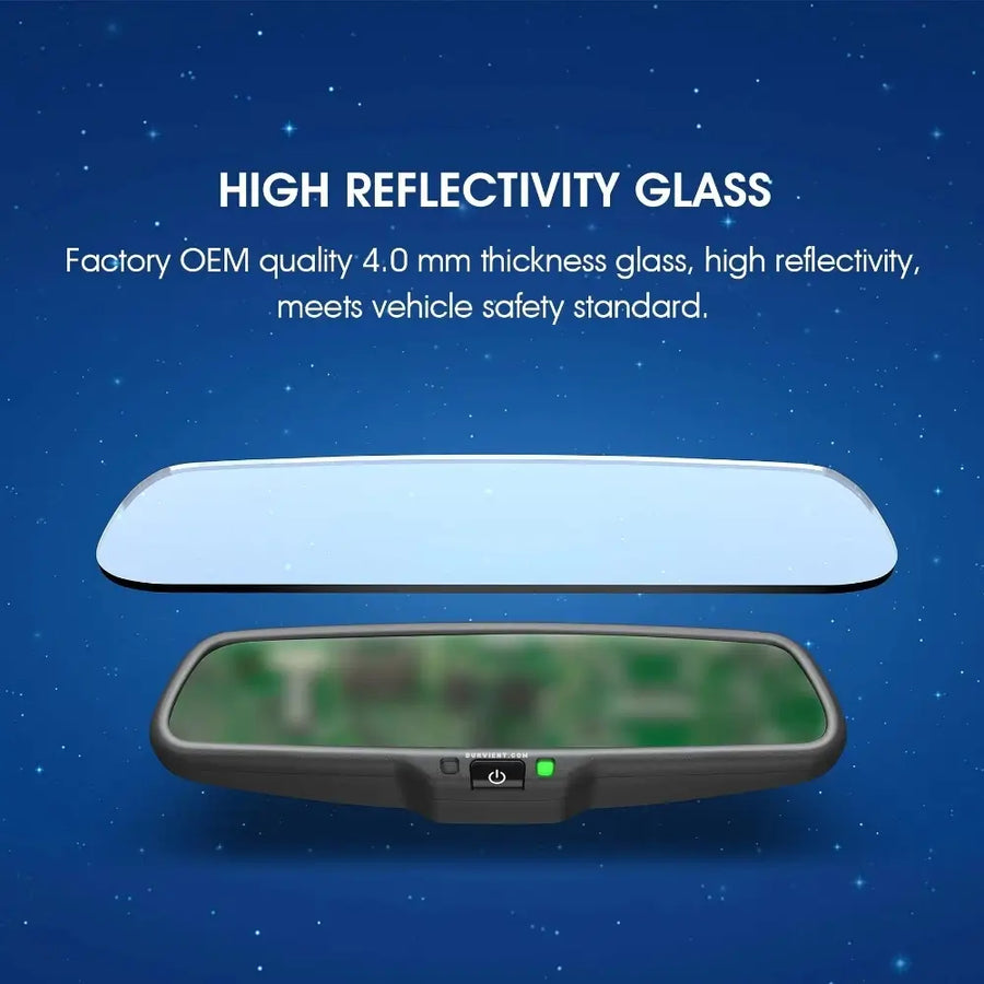 Auto-Dimming IRVM Rear View Mirror for All Cars